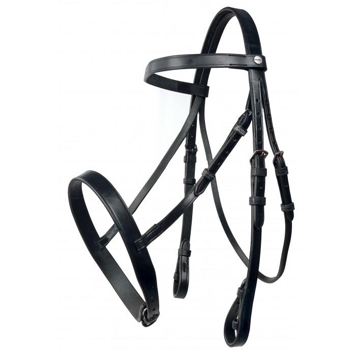 BR037 Wakefield Bridle in Pony Size Black Only